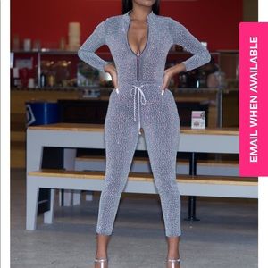 rhinestone jumpsuit